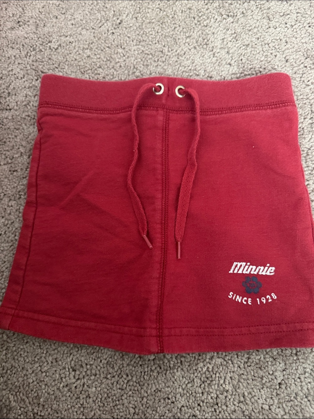 Disney Minnie Red Drawstring Skirt